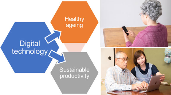 デジタルを活用した健康な高齢コミュニティ研究